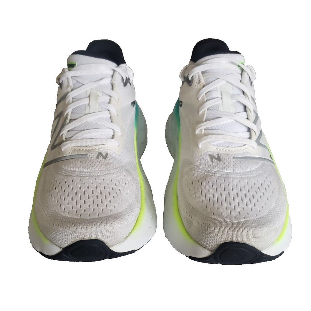 New Balance Fresh Foam More V4 White Electric Teal size Men's Size 11 D MMORWT4 - Picture 4 of 12